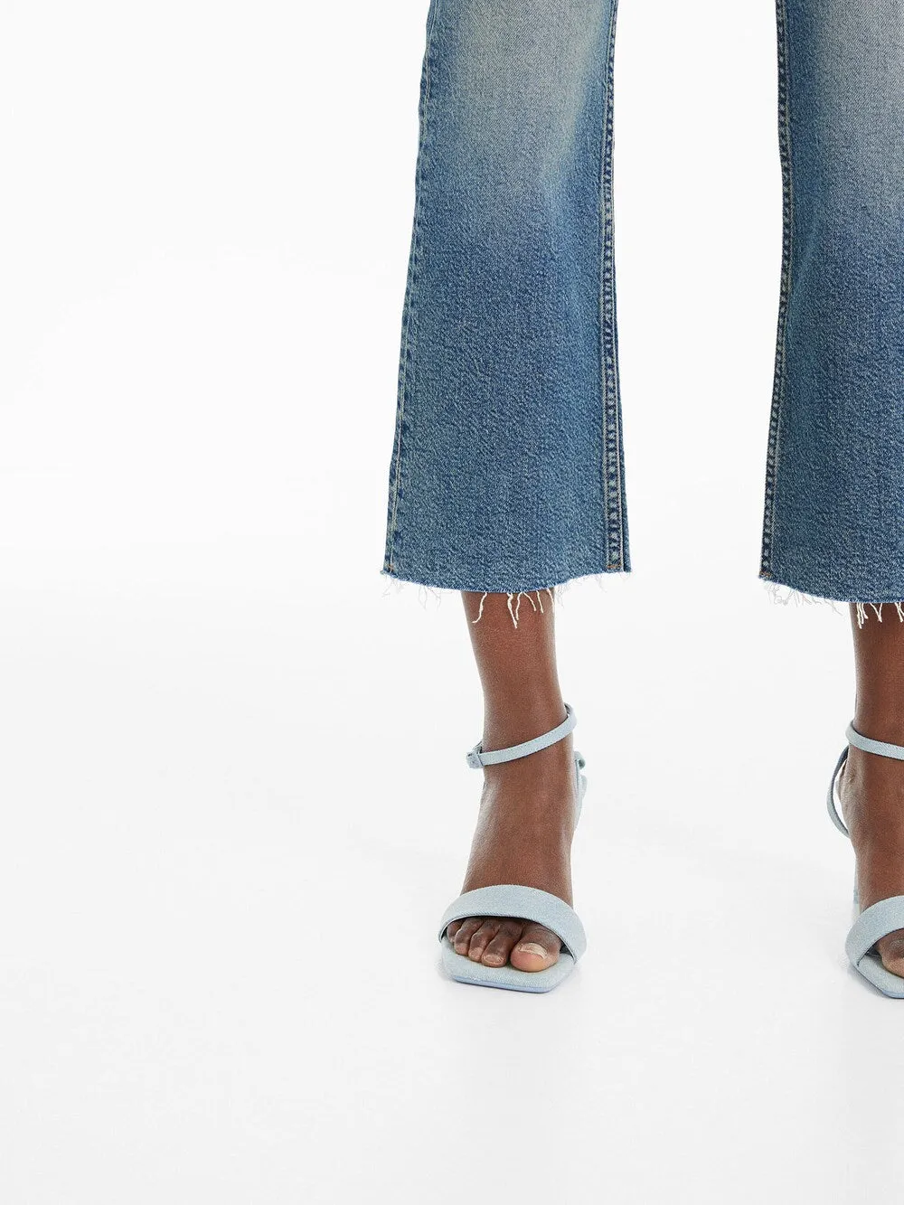 Bershka flared jeans, blue