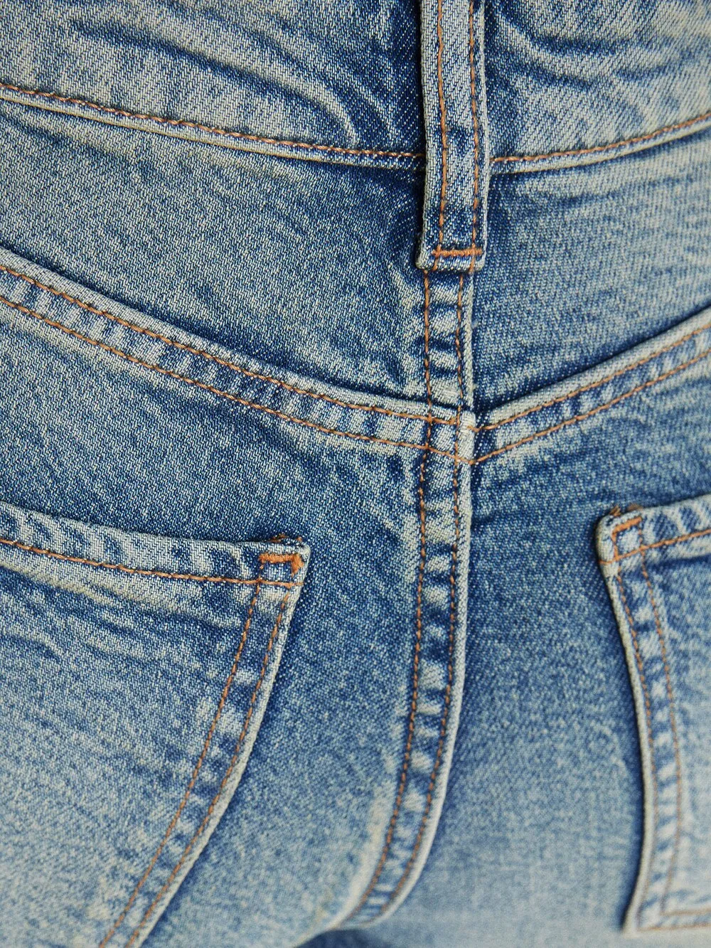 Bershka flared jeans, blue