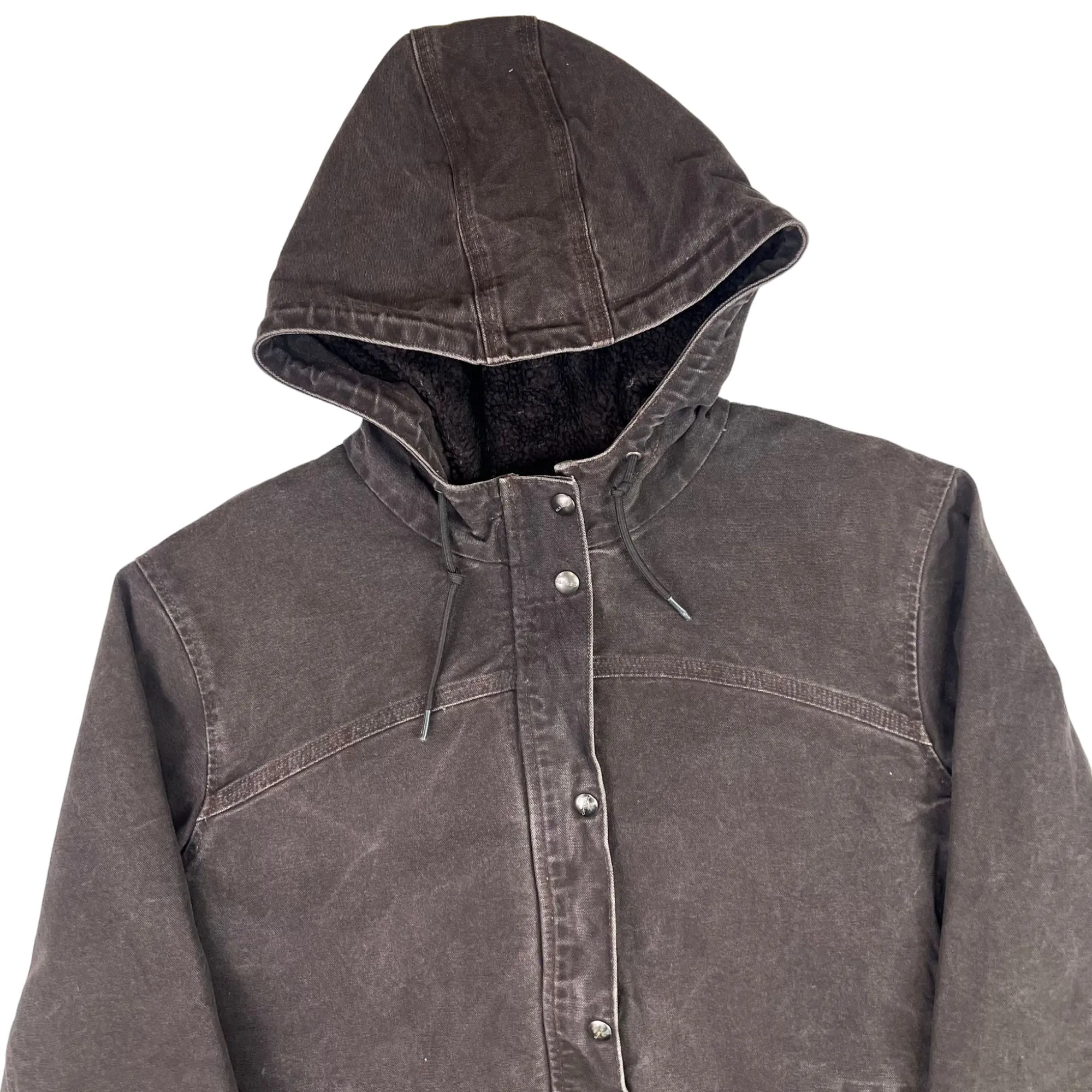 Carhartt Sherpa Lined Workwear Jacket Brown