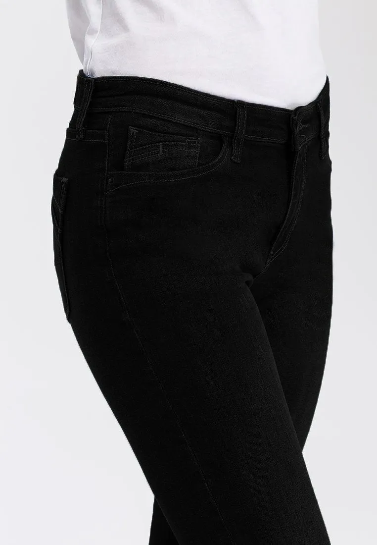 Cross Jeans flared jeans, black