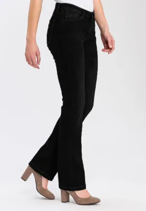 Cross Jeans flared jeans, black