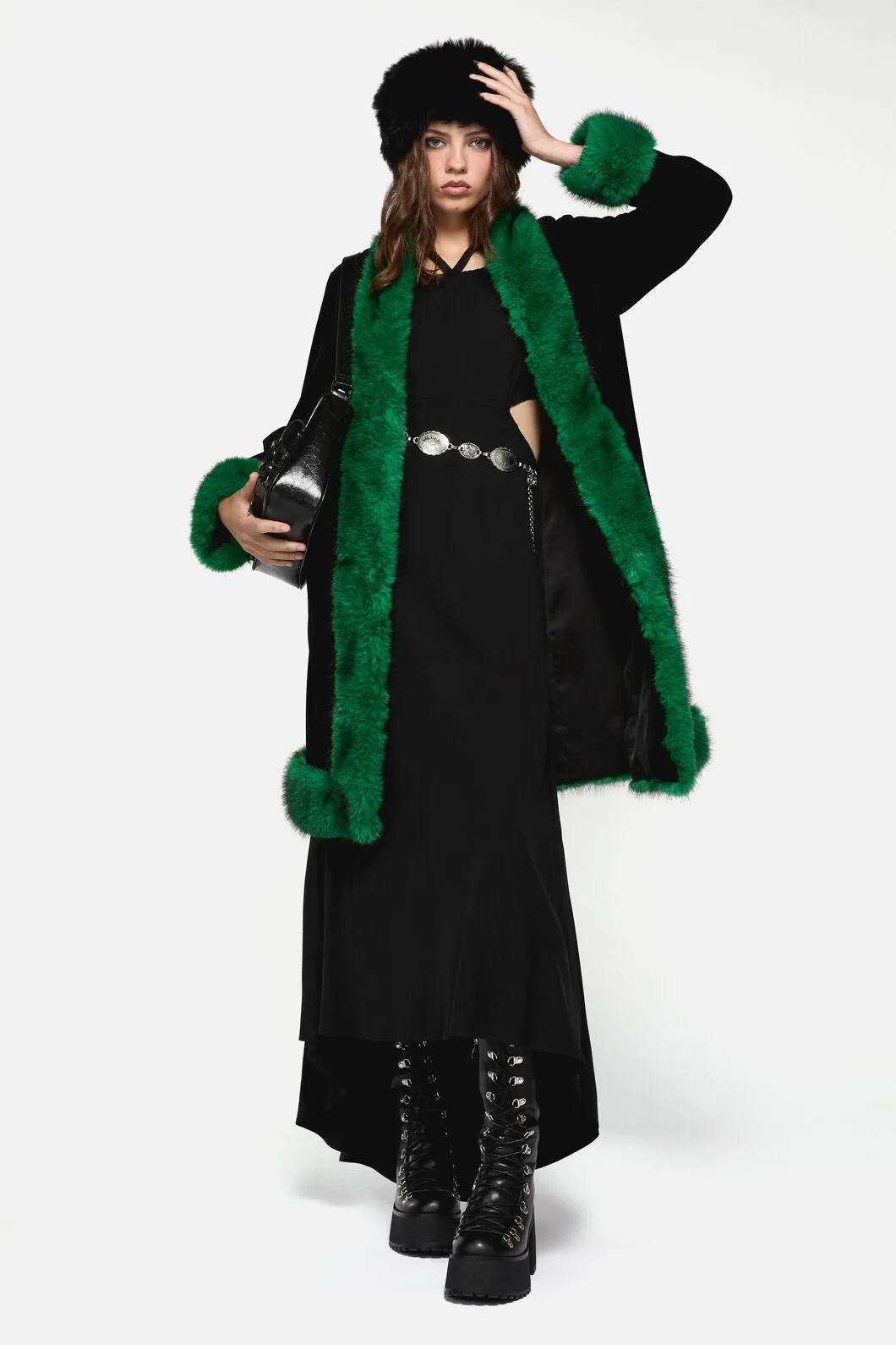 Cub Huddle Fluffy Cord Coat