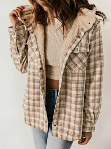 HANNAH - Chic Plaid Jacket