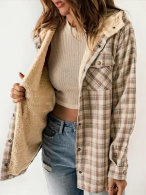 HANNAH - Chic Plaid Jacket