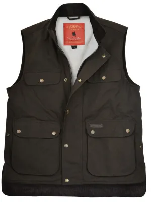 High Country Mens Oilskin Sherpa Vest