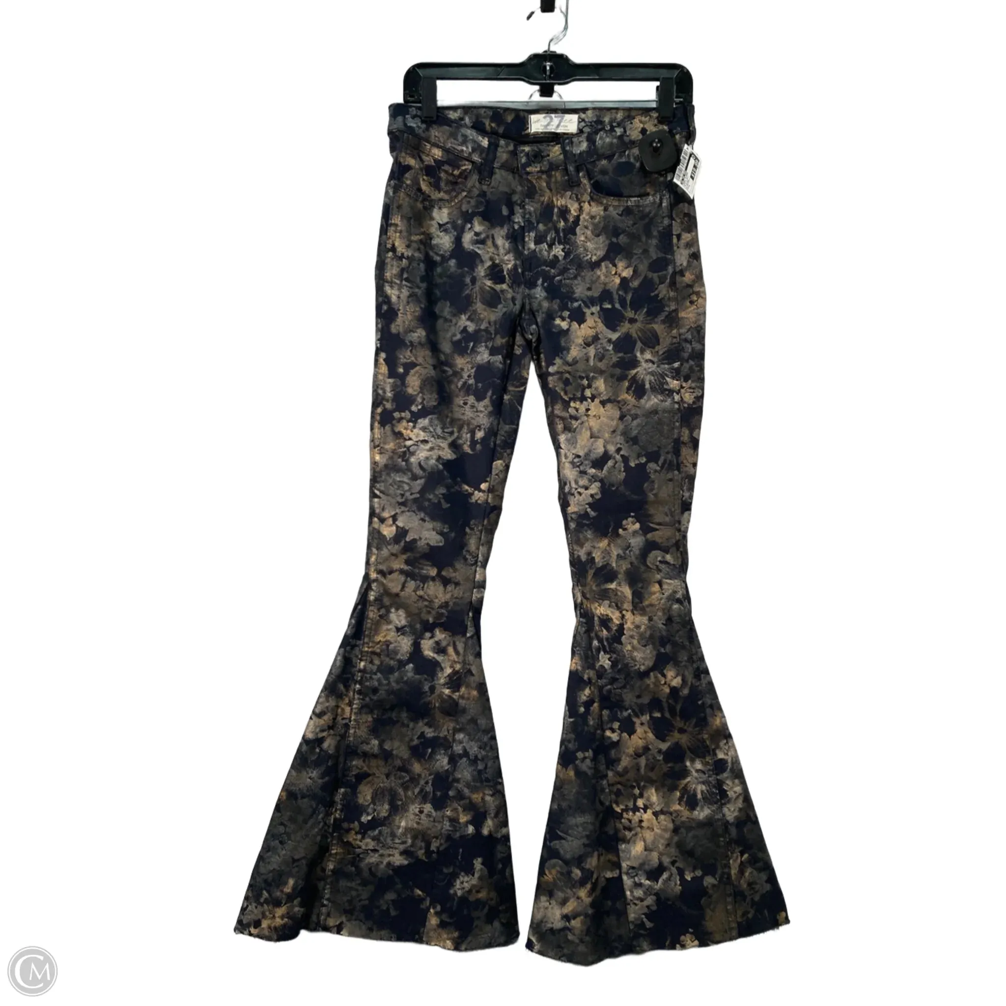 Jeans Flared By We The Free In Blue & Gold, Size: 4