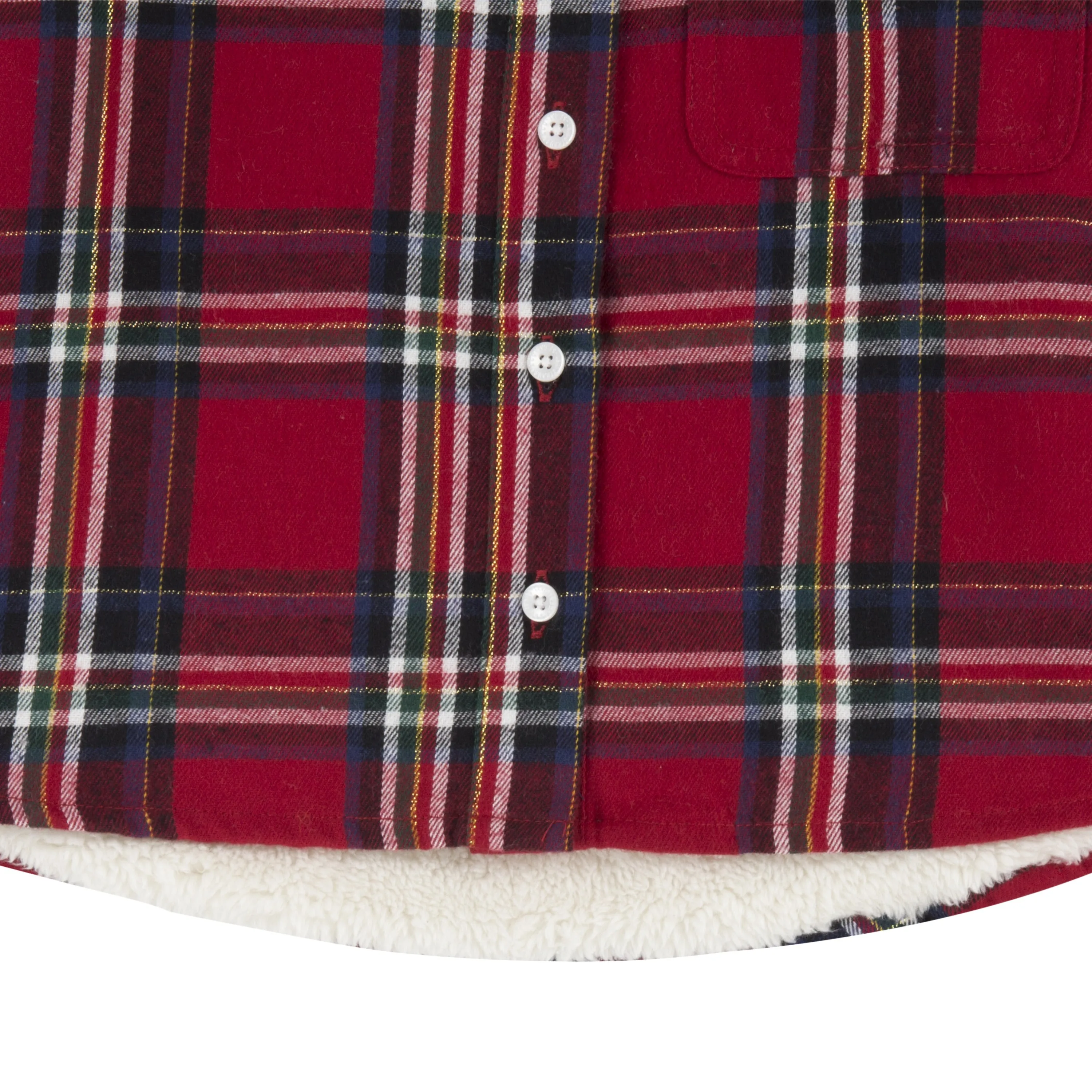Levi's Sherpa Lined Flannel Top (Big Kids)