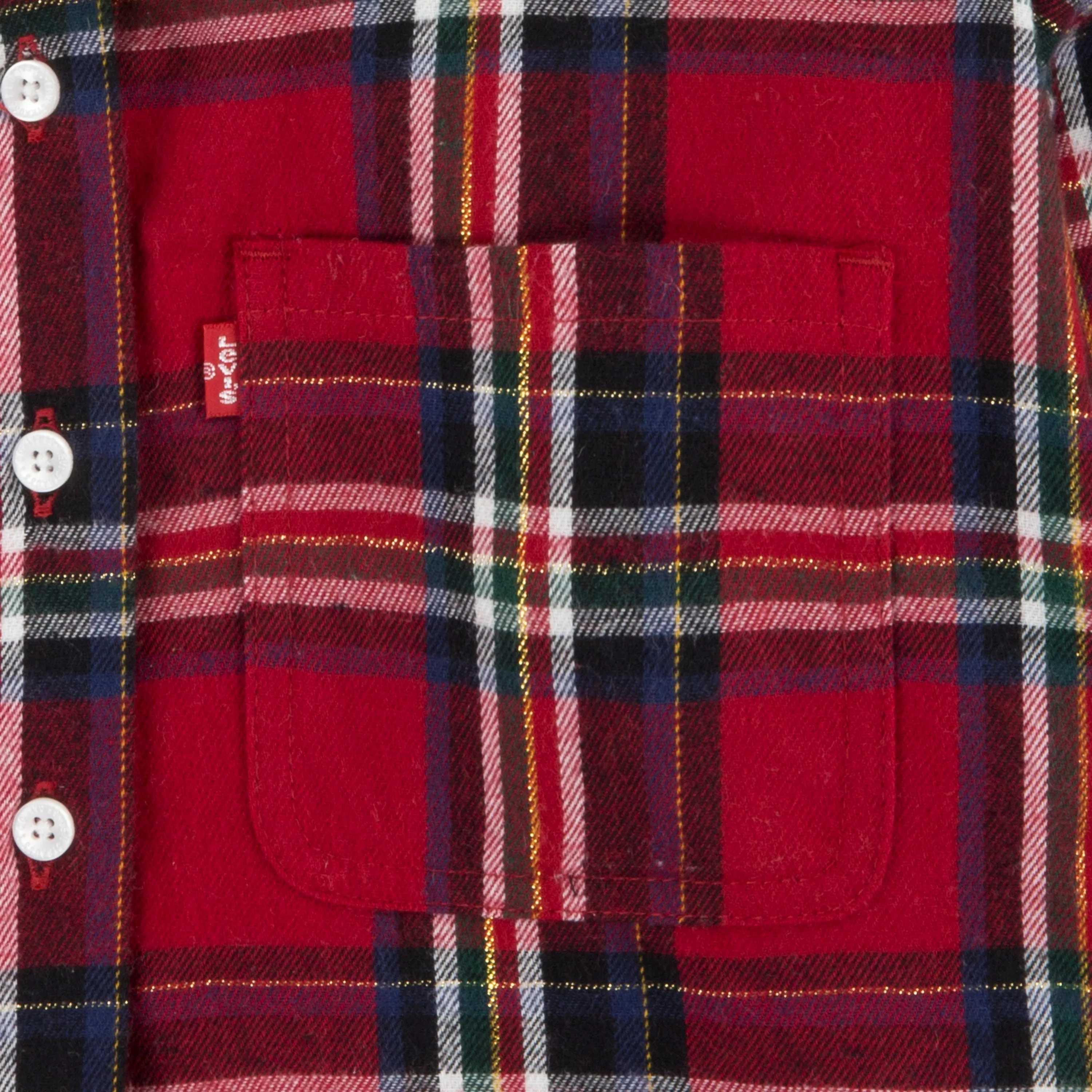 Levi's Sherpa Lined Flannel Top (Big Kids)