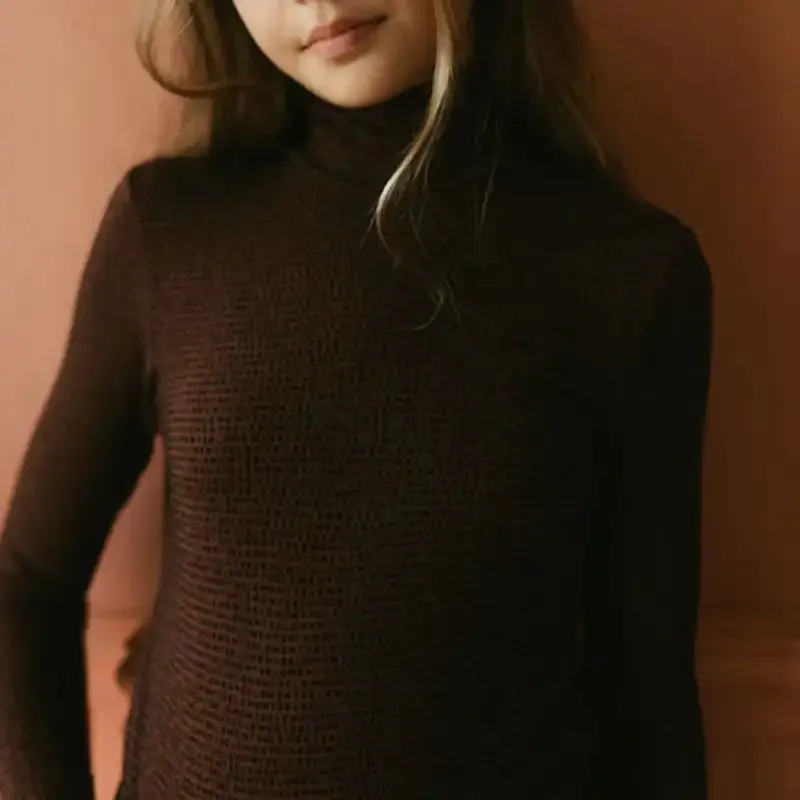 Logo Turtleneck - Umber