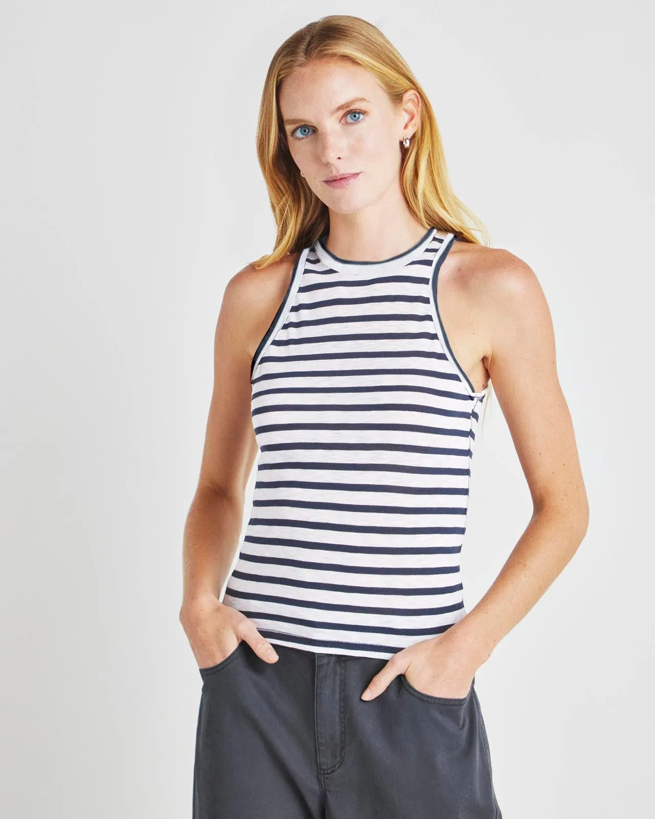 Nautical Stripe Tank