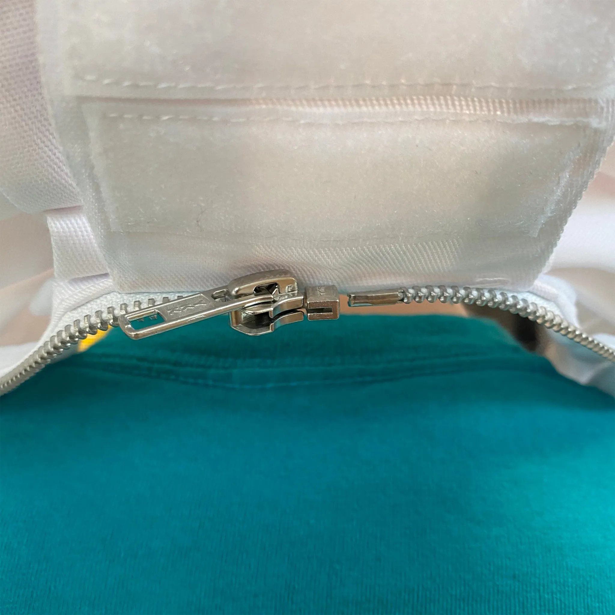 Round Style Veil For Suit/Jacket with Metal Zipper