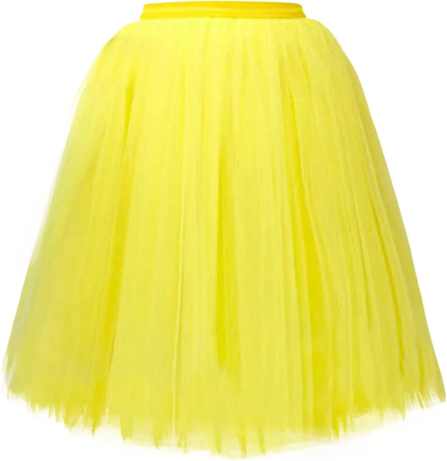 Tutu Skirt Women's Elastic Waist Chiffon Petticoat Puffy Tutu Tulle Skirt Womens Black Skort Womens Tulle Skirts