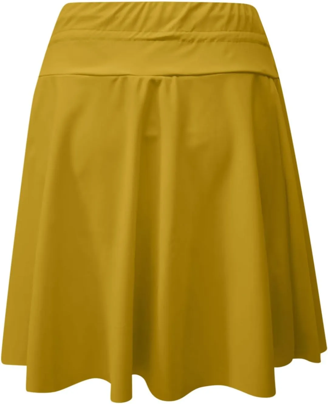 Women's Quick-Drying Underskirt Zipper Drawstring Tie-up High Waist Pleated Plain A Line Short Mini Skirts